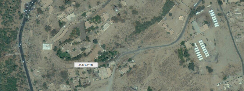 fort Charlet à Djanet fort militaire sahara france algérie histoire ruines vue aérienne