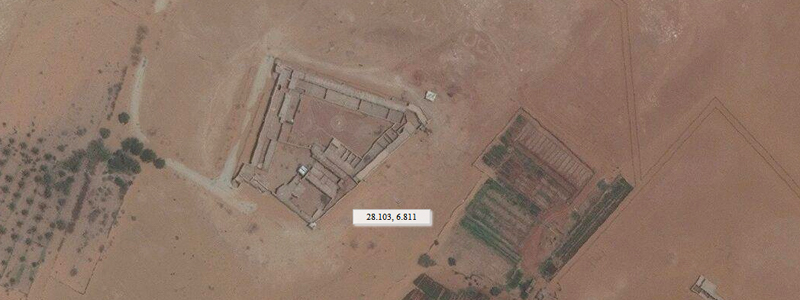 fort Flatters fort militaire sahara france algérie histoire ruines vue aérienne