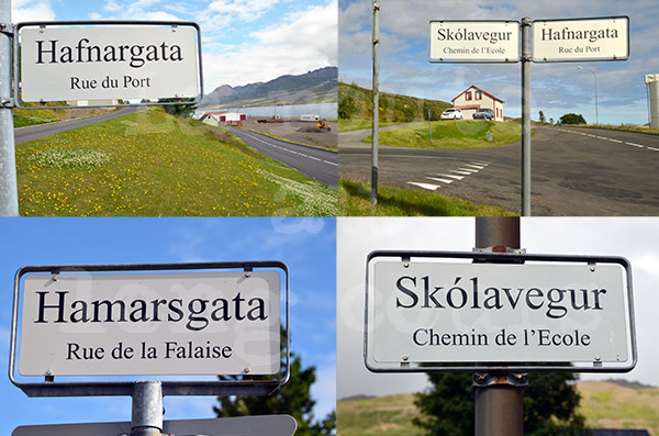 islande france FASKRUFJORDUR noms de rues