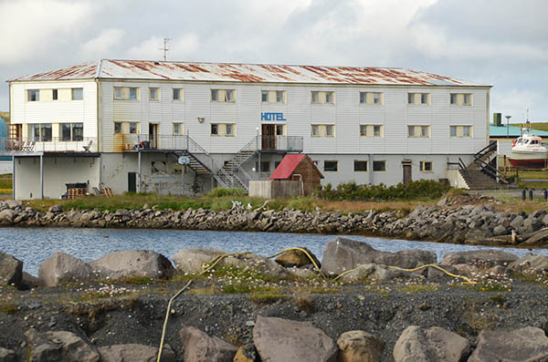 islande raufarhofn ville la plus au nord hôtel