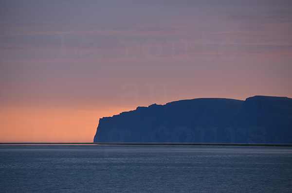 islande péninsule de saudlauksdalur falaise de latrabjarg soleil couchant océan