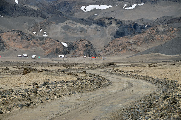 islande route f88 refuge de drekagil volcan cratère askja