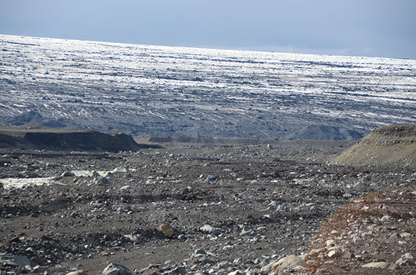 islande route f902 refuge de kverkfjoll glacier  vatnajokull