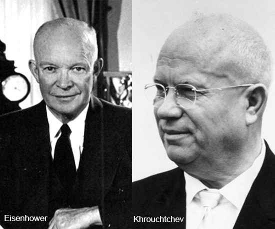 Eisenhower Khrouchtchev