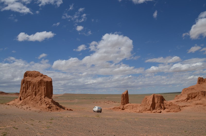 russie mongolie par la route vw t3 syncro transporter volkswagen desert gobi flaming cliffs