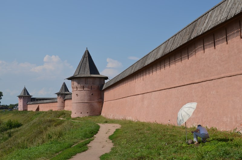 russie mongolie par la route suzdal souzdal sousdal susdal monastère muraille enceinte anneau d'or